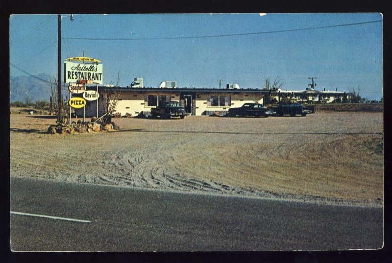 Apache Junction, Arizona/AZ Postcard, Acitelli's Restaurant