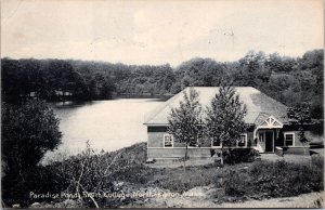 VINTAGE POSTCARD PARADISE POND AT SMITH COLLEGE NORTHAMPTON MASSACHUSETTS 1908