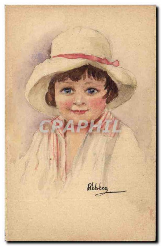 Old Postcard Fancy (drawing hand) Children
