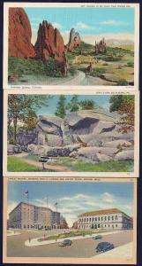 Twelve (12) different 1940's (or earlier) postcards UNUSED