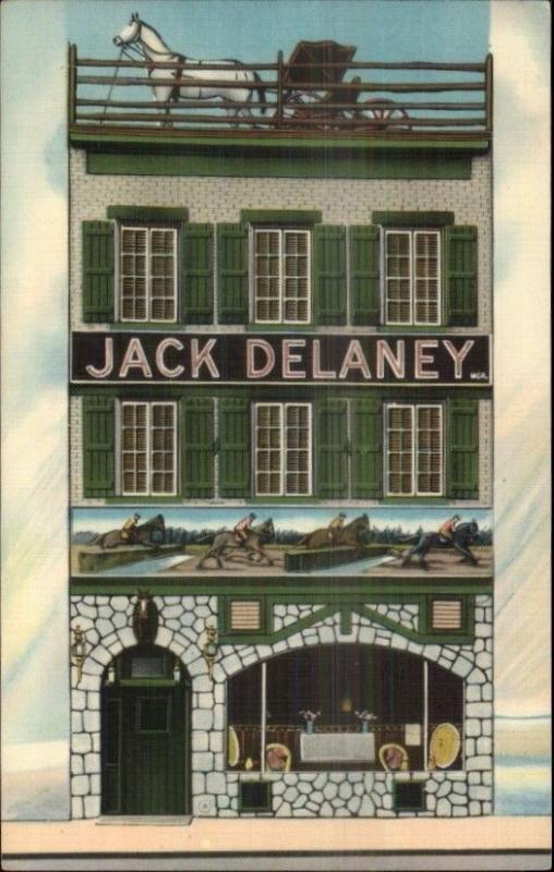 Jack Delaney's Restaurant Greenwich Village New York City Set 4 Linen PCs myn