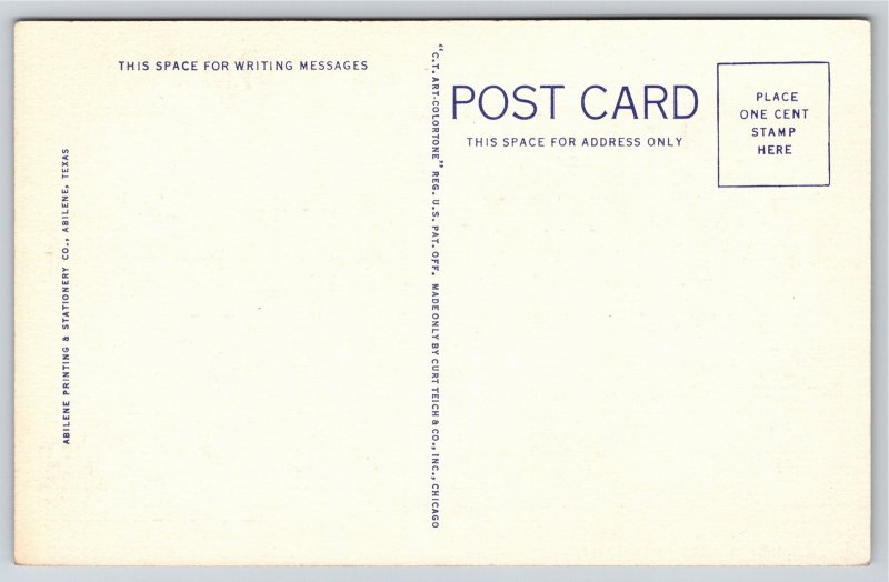 Abilene Texas~McMurry College Bldgs~Boy & Girls Dorms~Gymnasium~Vintage Linen PC