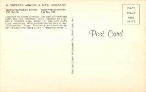 Hartford City Minnesota Mining and Mfg Company Vintage Postcard J56422