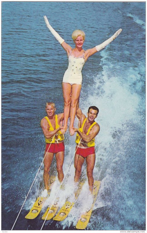 Adagio Act as seen at Florida´s Fabulous Cypress Gardens, Florida, 40-60s