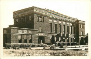 RPPC Postcard Oregon Eugene University Library 1930s 23-10250