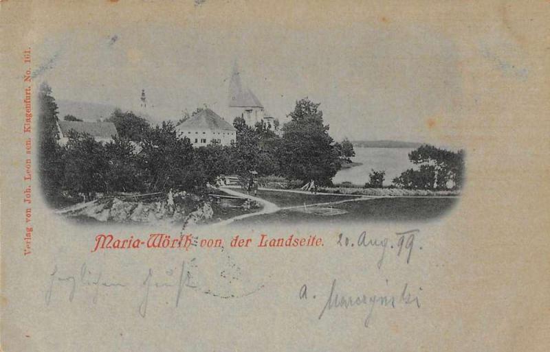 Maria Worth Austria Landseite Scenic View Antique Postcard J59840