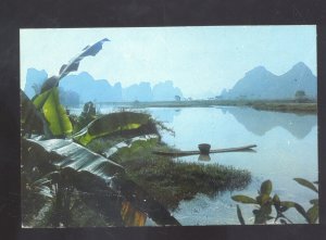 SCENERY OF YANGSHUO CHINA CHINESE POSTCARD