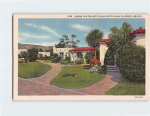 Postcard Among The Private Villas, Hotel Agua Caliente, Mexico City, Mexico