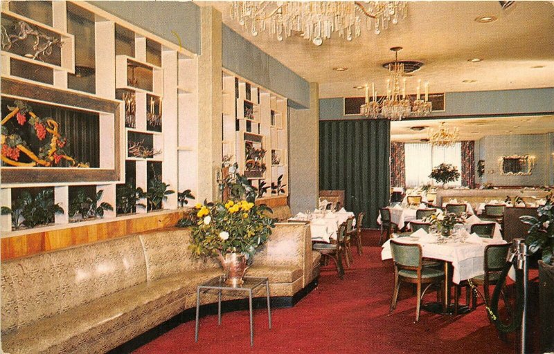 Great Neck Long Island New York 1957 Postcard Lauraine Murphy Restaurant