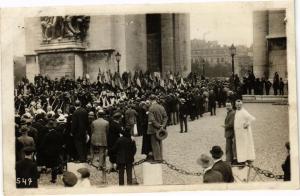 CPA carte photo FGSP Concours Internat. PARIS 1923 - Arc de Triomphe (212435)