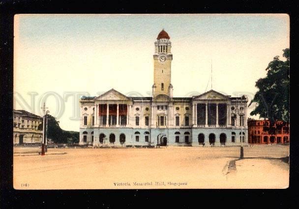 032165 SINGAPORE Victoria Memorial Hall Vintage PC