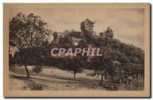 Old Postcard Niederbronn les Bains The Ruin of Windstein