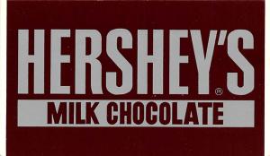 Hershey's Milk Chocolate Advertising Unused 