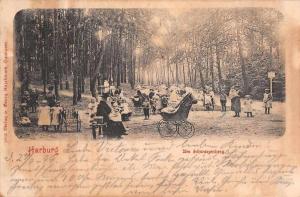 Harburg Hamburg Germany scenic view visitors in park antique pc Z28569