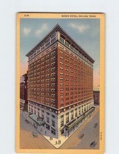 Postcard Baker Hotel, Dallas, Texas