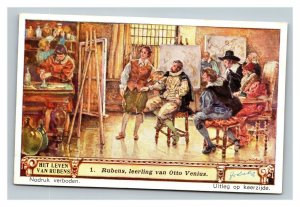 Vintage Liebig Trade Card - Dutch - Complete Set of 6 - Peter Paul Rubens Artist