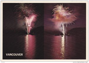 Fireworks , VANCOUVER Sea Festival , B.C. , Canada , PU-1972