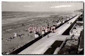 Old Postcard Cabourg General view of the beach