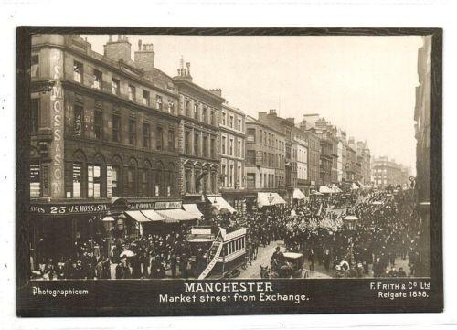 lancs, MANCHESTER, Market Street (1898) Photographicum 