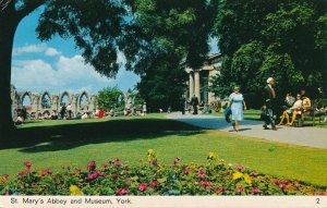 Visitors to St Mary's Abbey and Museum - York, United Kingdom