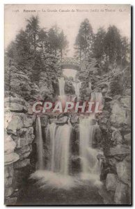 Old Postcard Rennes the Cascade and parcel of the new Garden Thabour