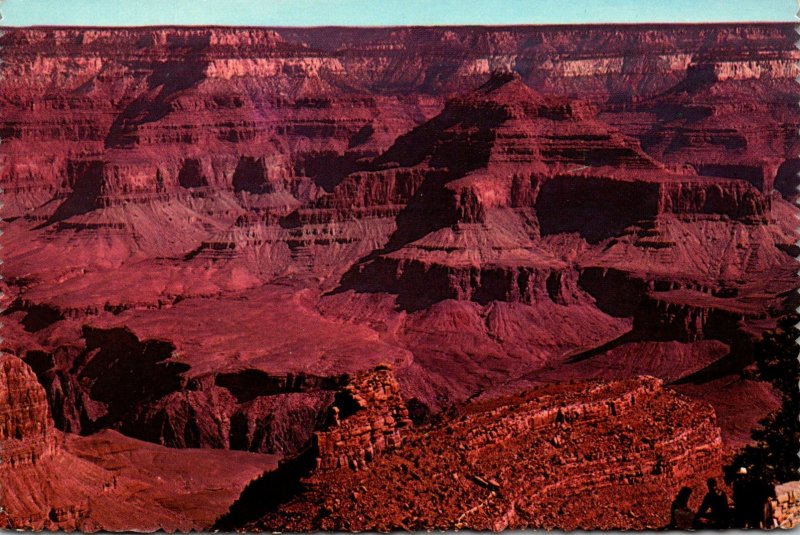 Arizona Grand Canyon Grand View From Hotel El Tovar Fred Harvey