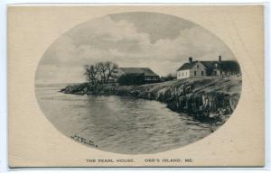 The Pearl House Orr's Island Maine postcard