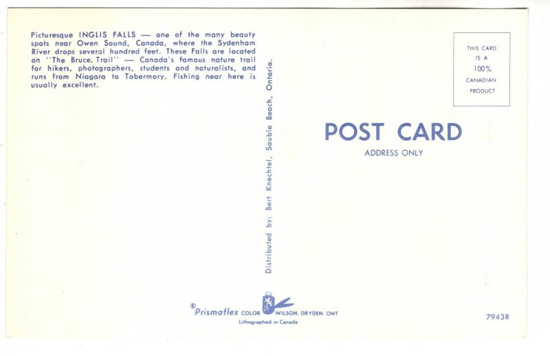 Inglis Falls, Owen Sound, Ontario