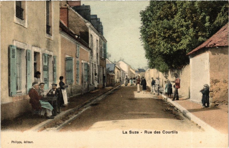 CPA LA SUZE Rue des Courtils (868887)