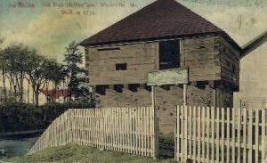 Old Fort Halifax in Waterville, Maine