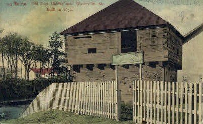 Old Fort Halifax in Waterville, Maine