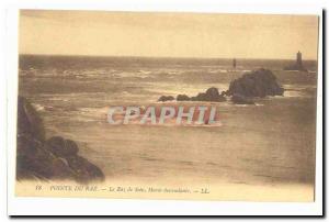 Raz Old Postcard The Raz de Sein downward tide