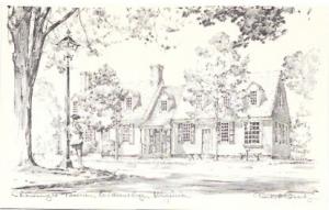 Wonderful drawing - Chowning's Tavern, Williamsburg, Virginia