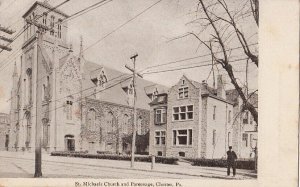 Postcard St Michaels Church and Parsonage Chester PA