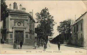 CPA THIAIS - La poste et l'avenue d'ORMESSON (145671)