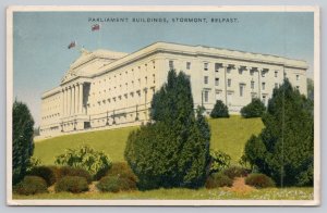 Postcard Belfast Northern Ireland Parliament Buildings 1950s View