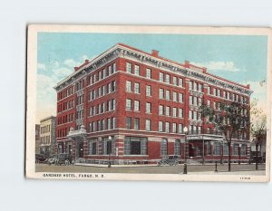 Postcard Gardner Hotel Fargo North Dakota USA