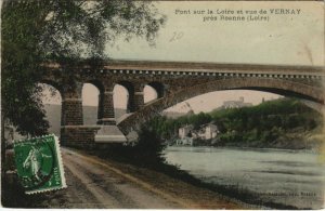 CPA Pont sur la Loire et vue de VERNAY pres ROANNE (664264)