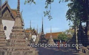 Wat Pho Bangkok Thailand Writing on back 