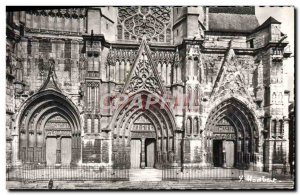 Modern Postcard Meaux La Cathedrale Saint Etienne three eardrums Judgment Lif...