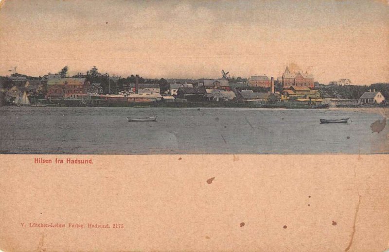 Hadsund Denmark Scenic View Vintage Postcard AA53498