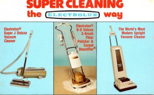 Advertising Electrolux Vacuum Cleaners