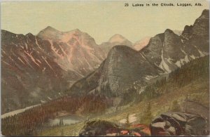 Lakes in the Clouds Laggan Alberta Rockies Soo Line Advertising Postcard H25