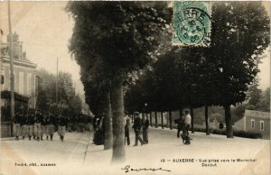 CPA Auxerre - Vue prise vers le Marechal Davout FRANCE (960523)