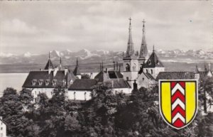 Switzerland Neuchatel The Cathedral 1954 Real Photo