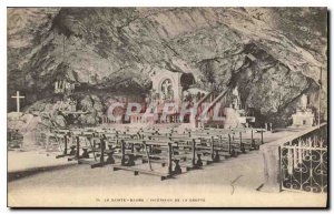 Postcard Old Saint Baume Cave Interior