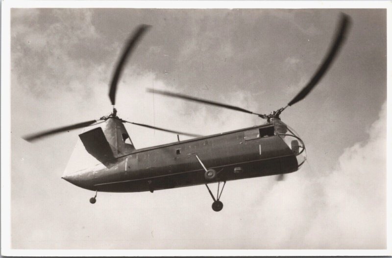 Piasecki XHJP-1 Chinook Aircraft Vintage RPPC 09.56 