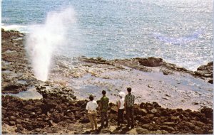 Postcard HI Kauai - Spouting Horn