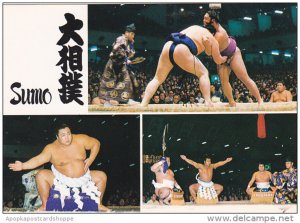 Japanese Sumo Wrestling Multi View Champion Yokozuna-no-Dohyoiri