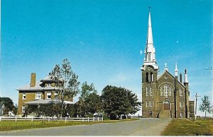 Catholic Church and Presbytery Route 11 Shippegan New Brunswick Canada